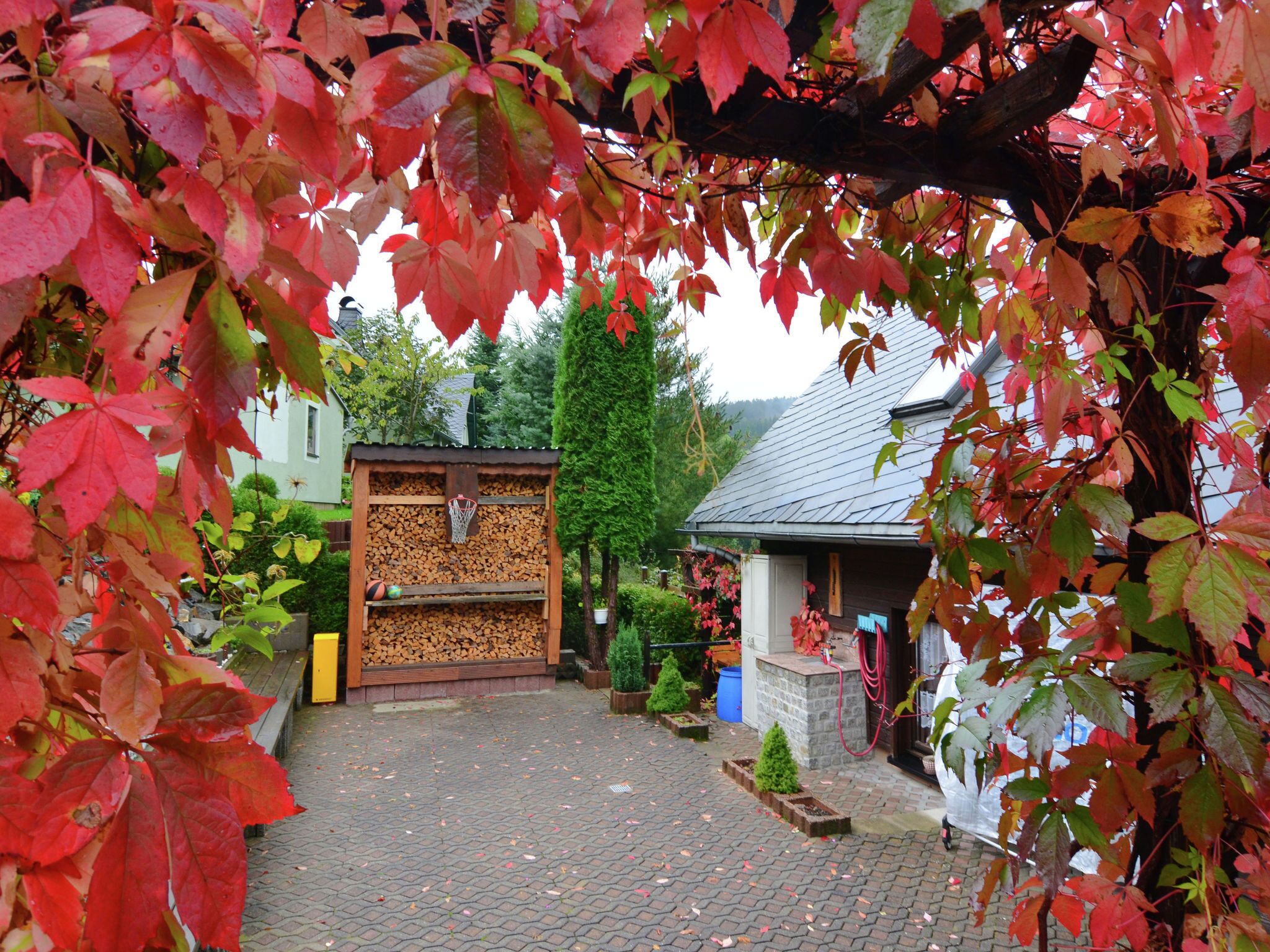 Ferienhaus | Balkon
