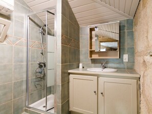 Bathroom - Luxurious Restored Building With Heated Swimming Pool, Terraces and Jacuzzi (Lacapelle-Marival)
