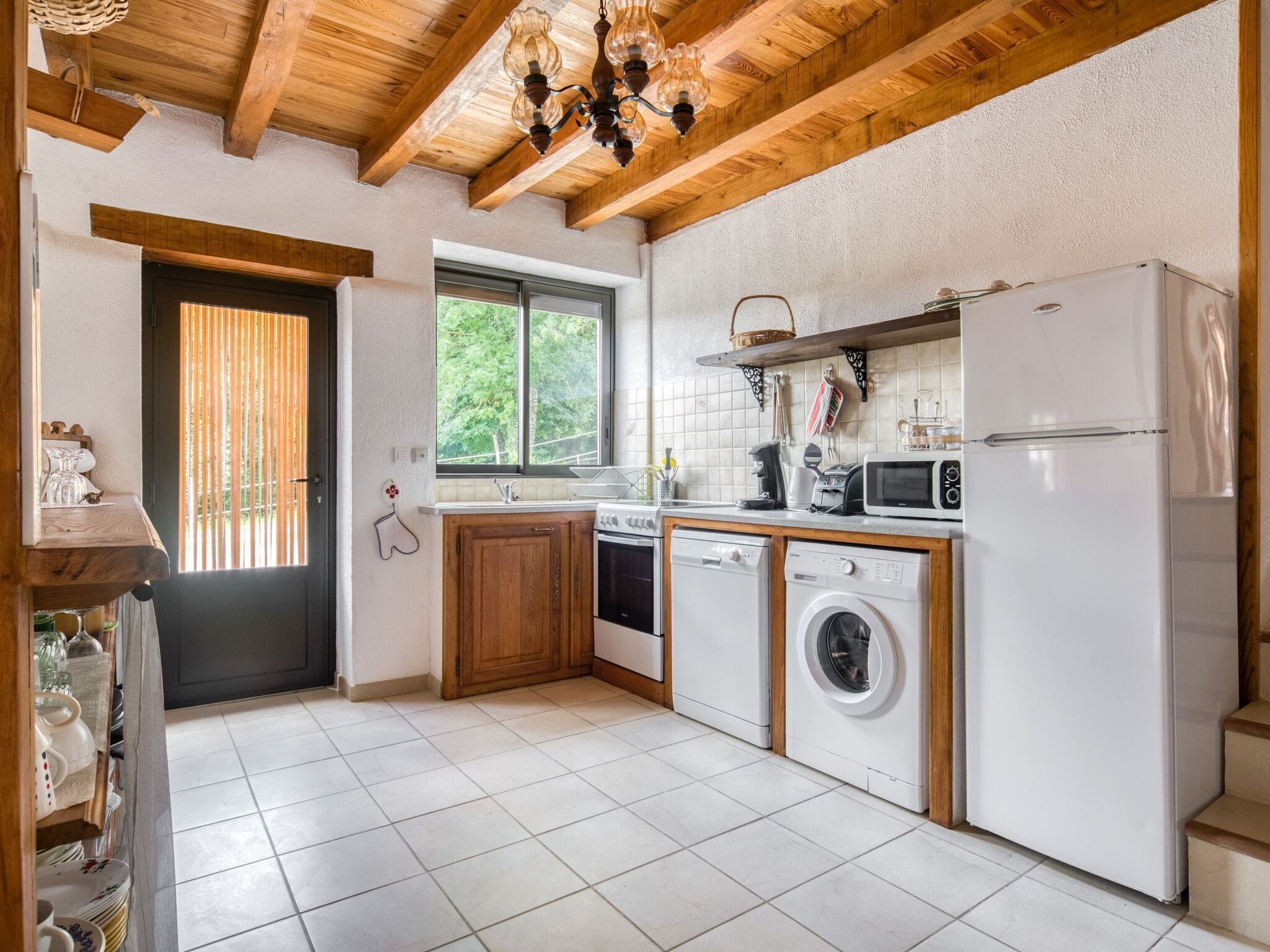Microwave, oven, dishwasher, espresso maker