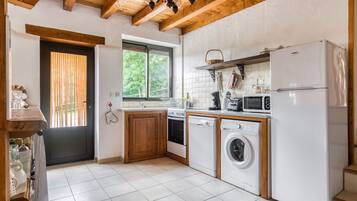 Microwave, oven, dishwasher, espresso maker