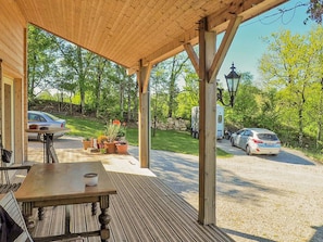 House | Balcony - New Wooden House in a Quiet Location, Just a few Minutes From the River Lot (Mauroux)