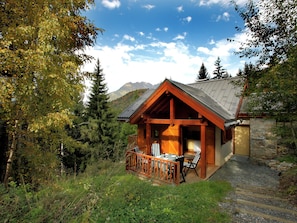 Exterior - Warm Chalet in Oz With Ski Storage, Balcony,terrace, Heating (Villard-Reculas)