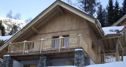 Warm Chalet in Oz With Ski Storage, Balcony,terrace, Heating