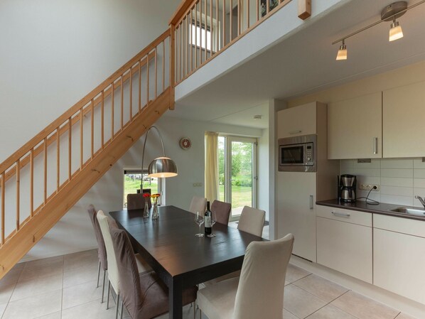 Dining - Holiday Home With Private Terrace (Langweer)