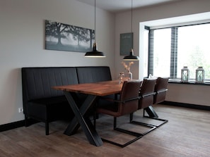 Dining - Detached Holiday Home Within Walking Distance of the Ijsselmeer & Rijsterbos (Rijs)