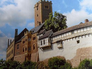 Exterior - Apartment Near Eisenach With a Separate Entrance and Covered Terrace (Wutha-Farnroda)