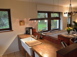 House | Private kitchen | Highchair - Chimay Nature Hideaway (Chimay)