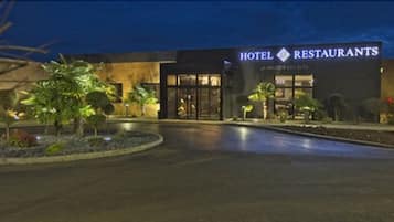 Front of property – evening/night