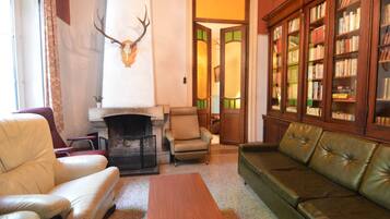 Huis | Woonkamer | Een open haard