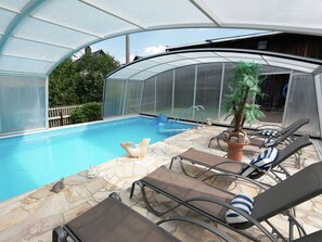 Outdoor pool - Modern Apartment Inpohla Saxony Near Ski Area (Schwarzenberg/Erzgeb.)
