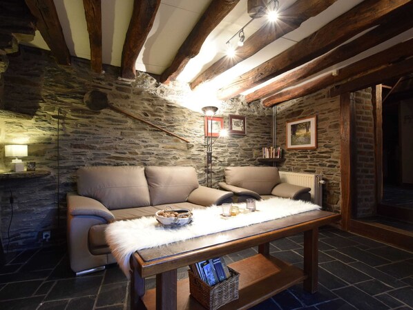 Living room - Gite at the Calm way in the Center (Bastogne)