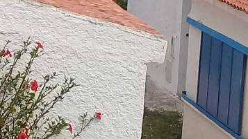 On the beach, white sand