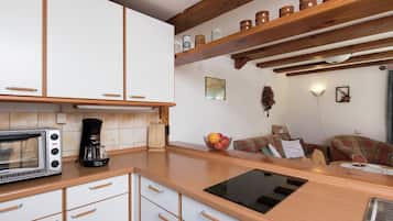 Chalet | Dapur pribadi | Kursi makan untuk bayi