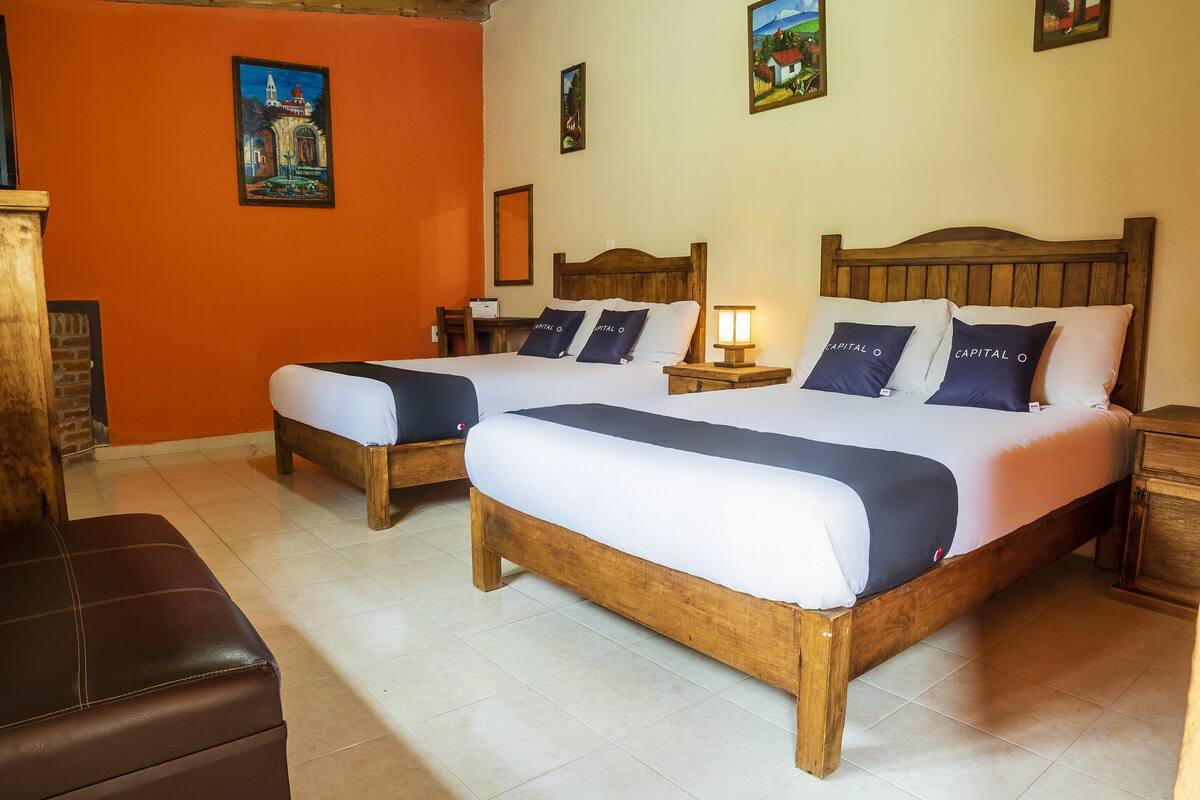 Standard Room, 2 Queen Beds | Free WiFi, bed sheets