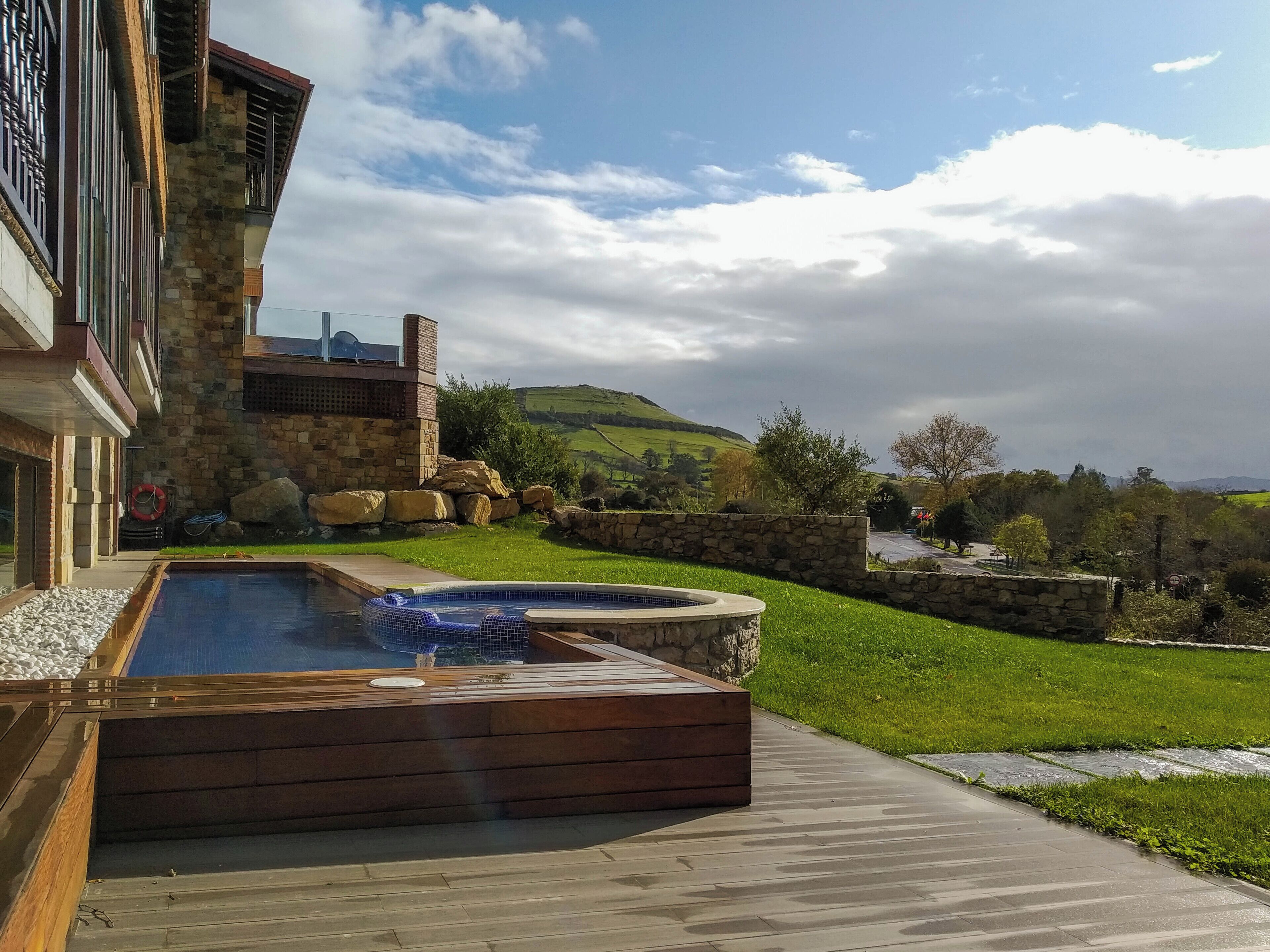 Indoor pool, seasonal outdoor pool, open noon to 8:00 PM, pool loungers