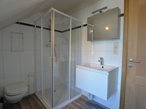 Shower, towels