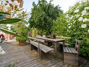 Balcony - Apartment in Tännesberg With Terrace, Garden, Pond, Heating (Tannesberg)