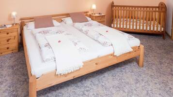 1 bedroom, individually furnished, cots/infant beds