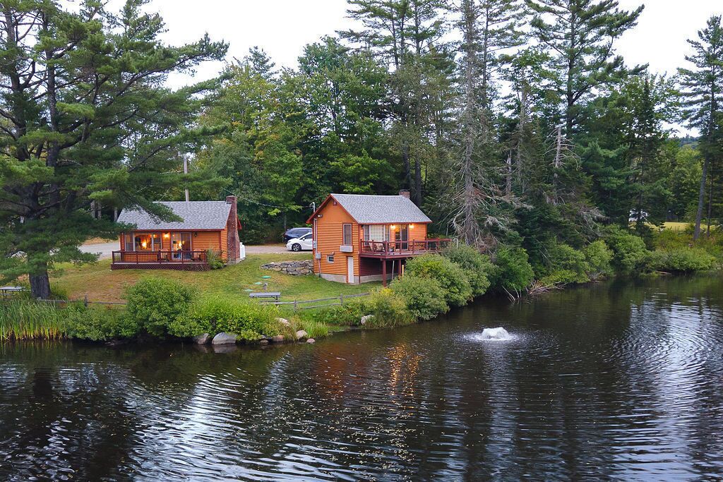 Uitzicht op het meer