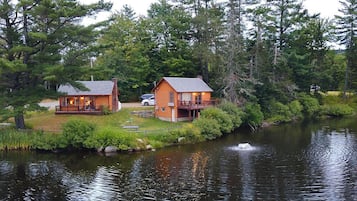 Uitzicht op het meer