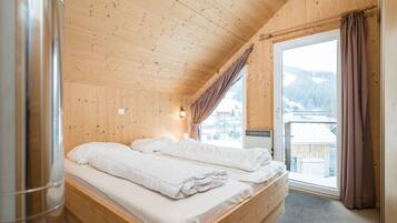 Chalet | 3 kamar tidur dan dilengkapi dengan perabotan berbeda-beda