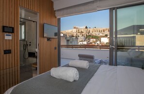 1 bedroom, iron/ironing board, travel cot, WiFi - Acropolis Golden Suites | Penthouse Maisonette (Athina)