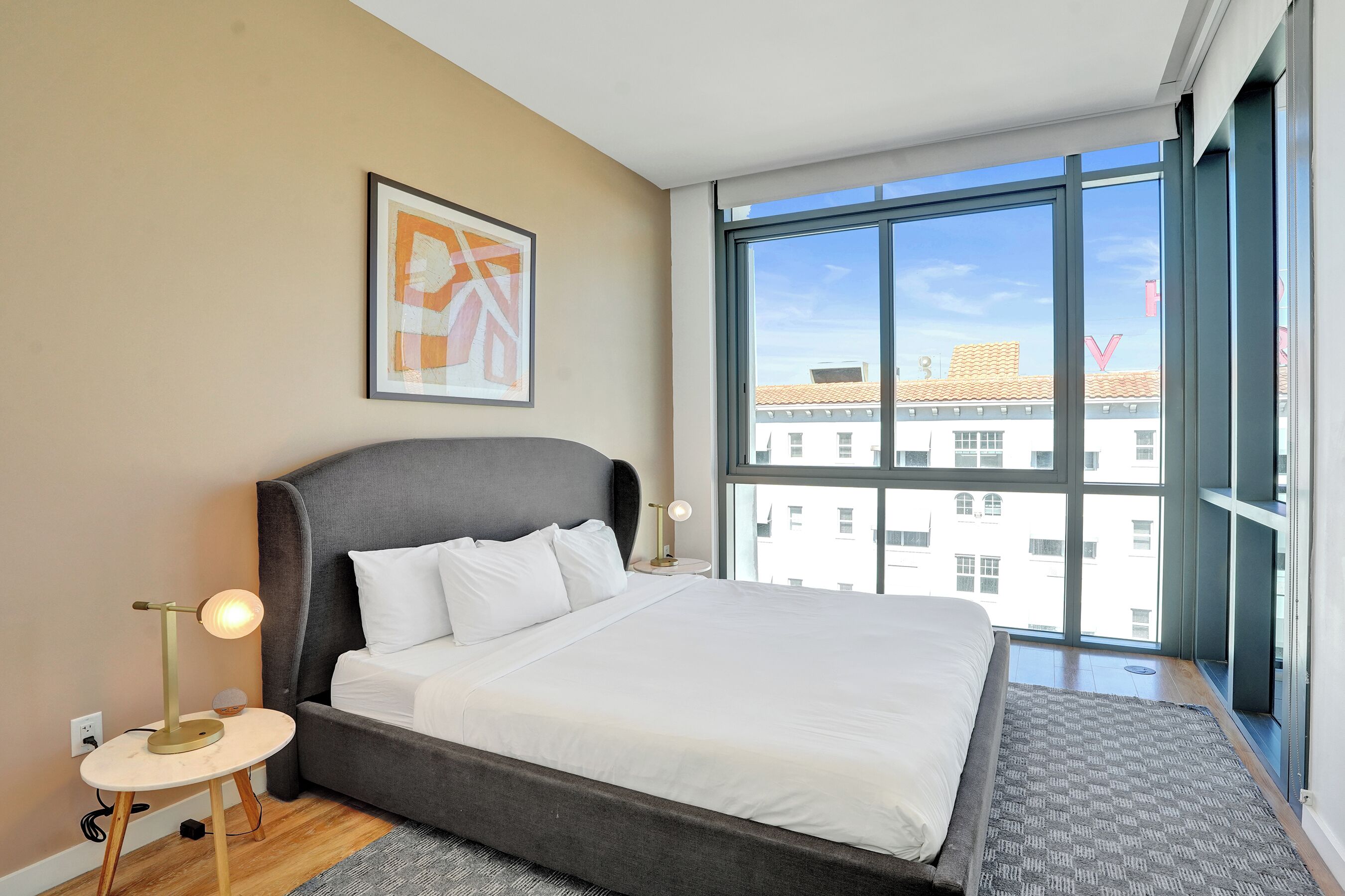 Basic-Apartment, 2 Schlafzimmer, Küche, Stadtblick