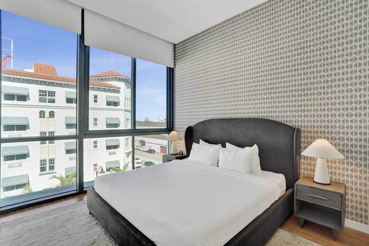 Individually decorated, individually furnished, iron/ironing board