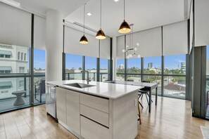 Comfort Apartment, 2 Bedrooms, Kitchen, City View | Interior - 17WEST Apartments by Stay Hospitality (Miami Beach)