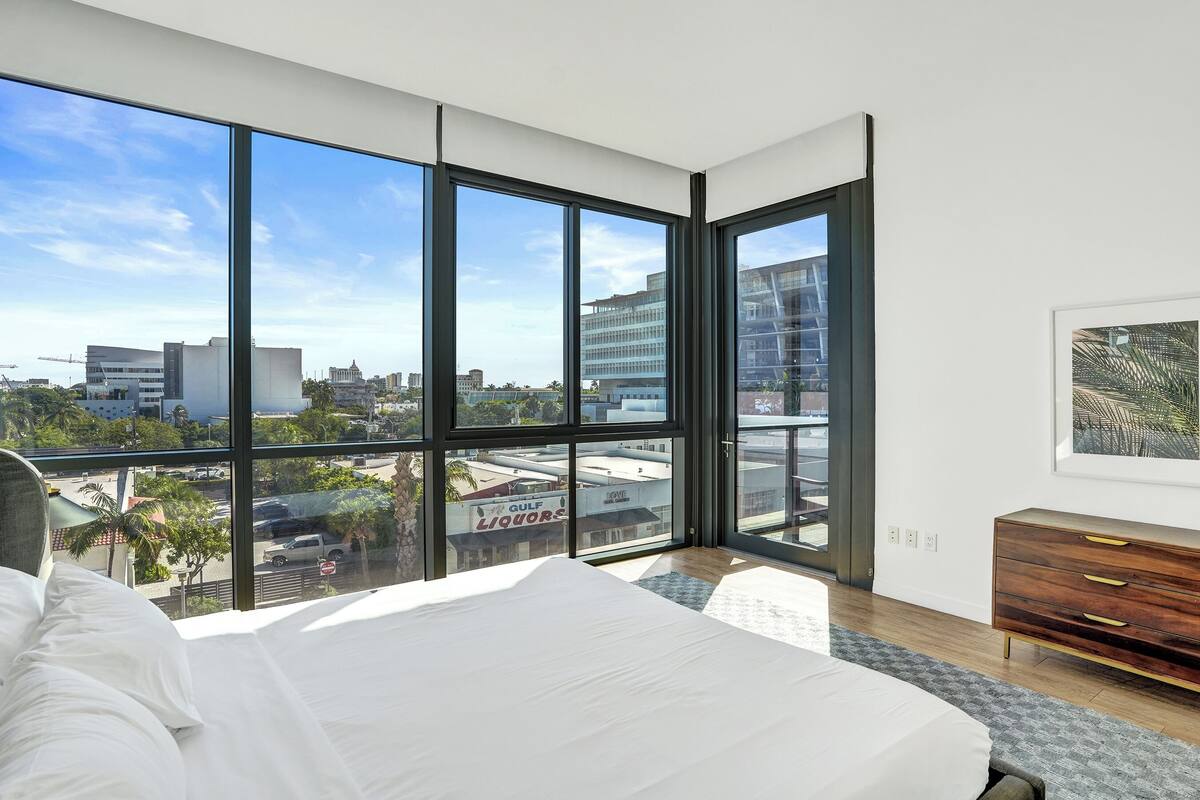家庭公寓, 2 间卧室, 厨房, 城市景观 | 熨斗/熨衣板、免费婴儿床、免费 WiFi、特色装修