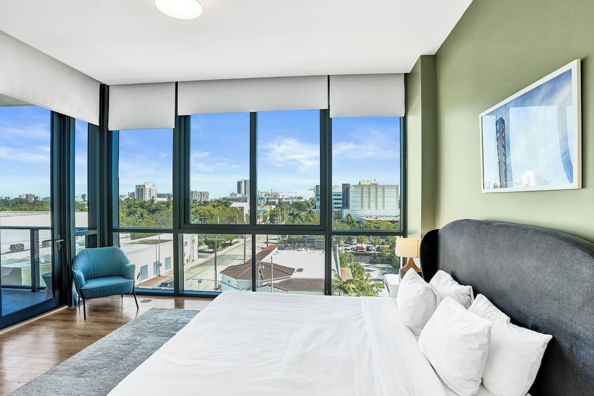 Individually decorated, individually furnished, iron/ironing board