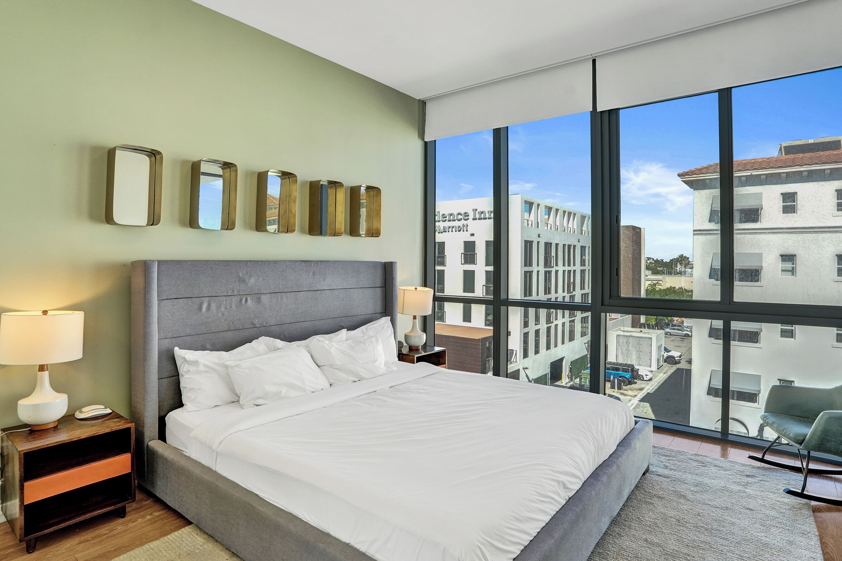 Economy-Apartment, 1 Schlafzimmer, Küche, Stadtblick