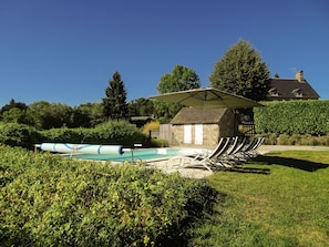 Outdoor pool - Cosy Villa in Roche-le-peyroux With Swimming Pool (Margerides)