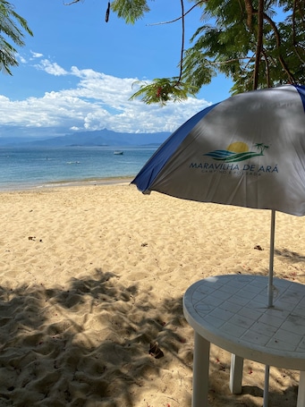 On the beach. Maravilha de Ará Suites