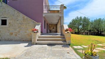 Fassade der Unterkunft