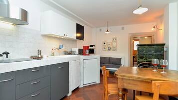 Standard-Haus, 1 Schlafzimmer (24881) | Eigene Küche | Kühlschrank, Mikrowelle, Wasserkocher mit Kaffee-/Teezubehör