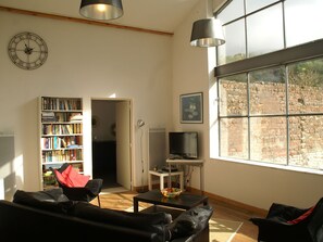 House | Living room | DVD player, MP3 dock - Luxurious Holiday Home in Courset With Swimming Pool (Courset)