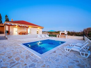 House | Pool | Indoor pool, outdoor pool - Charming Holiday Home With Private Swimming Pool, Big Garden, Near the Sea (Privlaka)