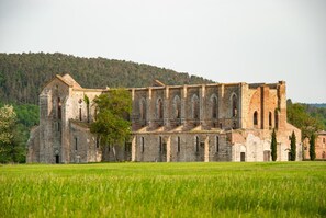 Vue depuis lâhĂ©bergement