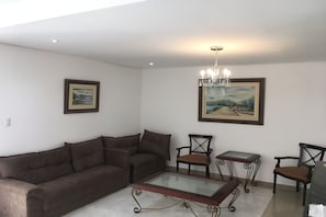Sala de estar en el lobby