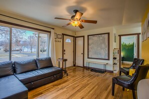 House (2 Bedrooms) | Living room | TV - Stir Crazy! Bike Trails, Dogs OK, Food & Nightlife (Colorado Springs)