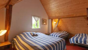 House | 2 bedrooms, bed sheets