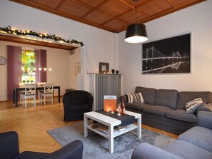 Apartment | Living area - Wohnung im Weserbergland mit Garten (Bad Pyrmont)