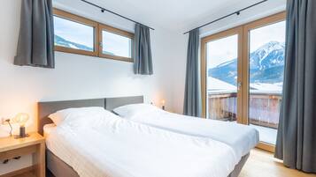 Alpehytte | 12 soveværelser, individuel indretning, sengetøj