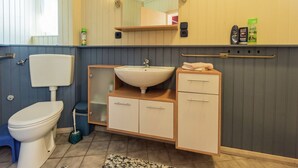 Shower, towels - Lovely Holiday Accommodation in Rennsteig With Covered Terrace and Garden (Wutha-Farnroda)