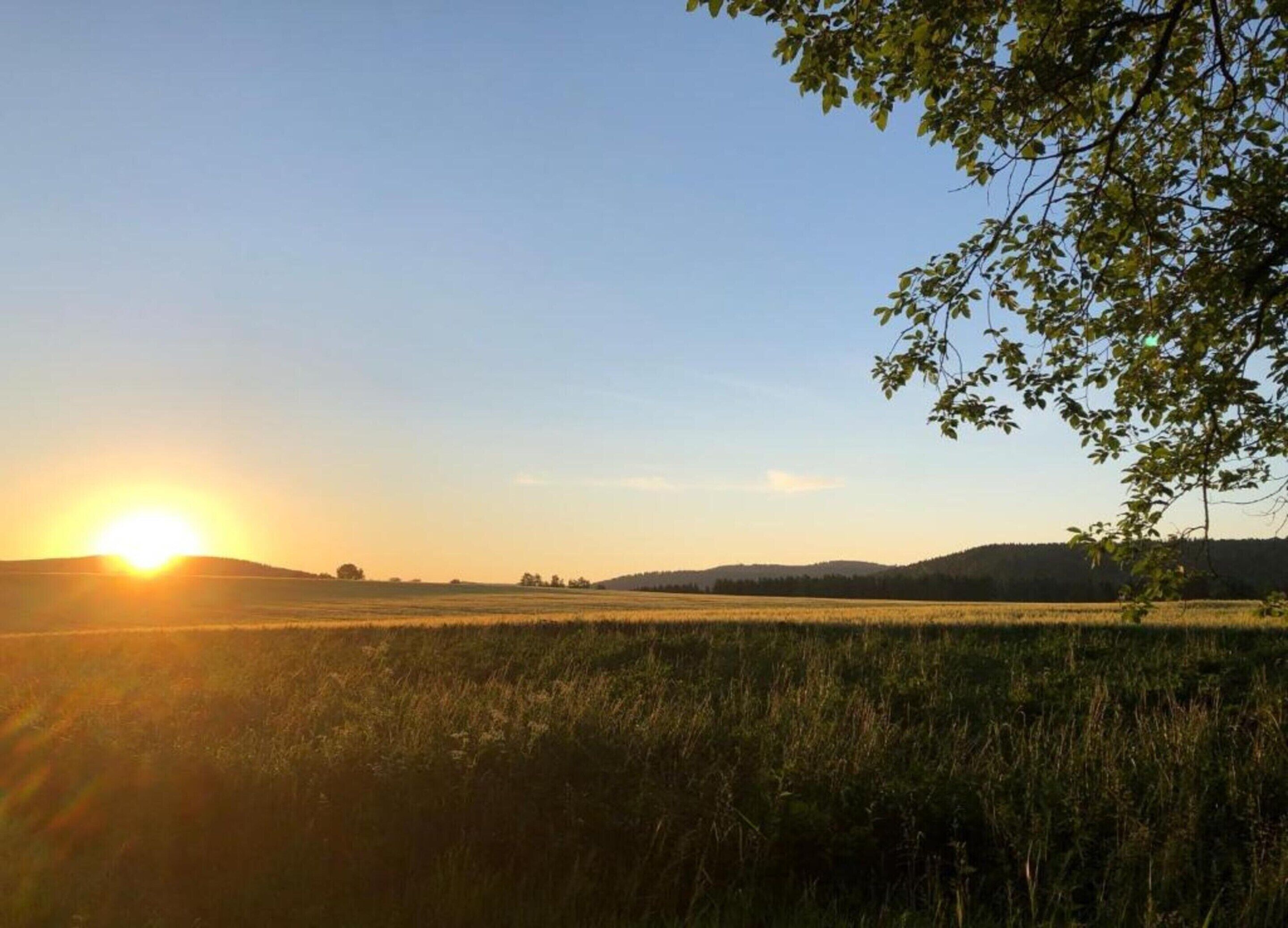 Blick von der Unterkunft