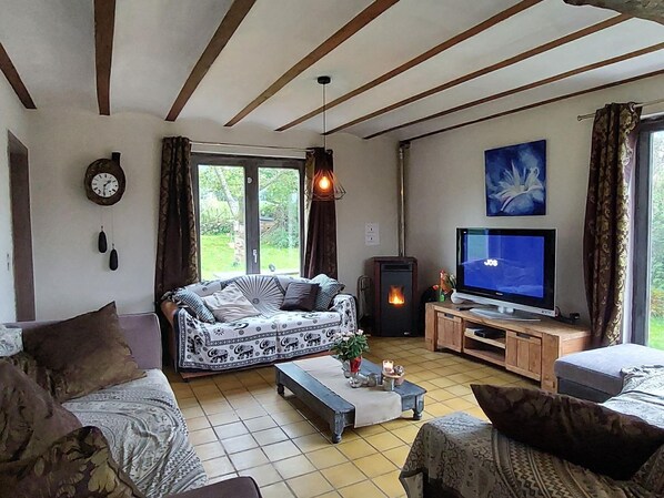 House | Living area - Holiday Home 'ardennes Blue' in Theux Near Spa (Theux)