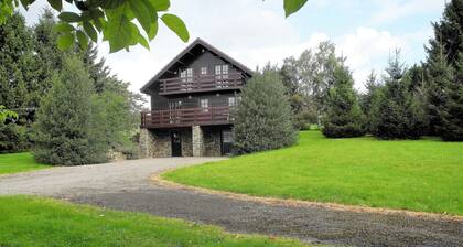 Wooden Chalet in Saint-hubert With a View and a Garden