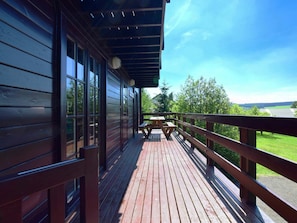 Balcony - Wooden Chalet in Saint-hubert With a View and a Garden (Saint-Hubert)