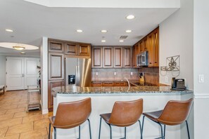 Microwave, dishwasher, coffee/tea maker, toaster - Portofino 3 Bedroom Gulf Front-Sleeps 10! (Pensacola Beach)